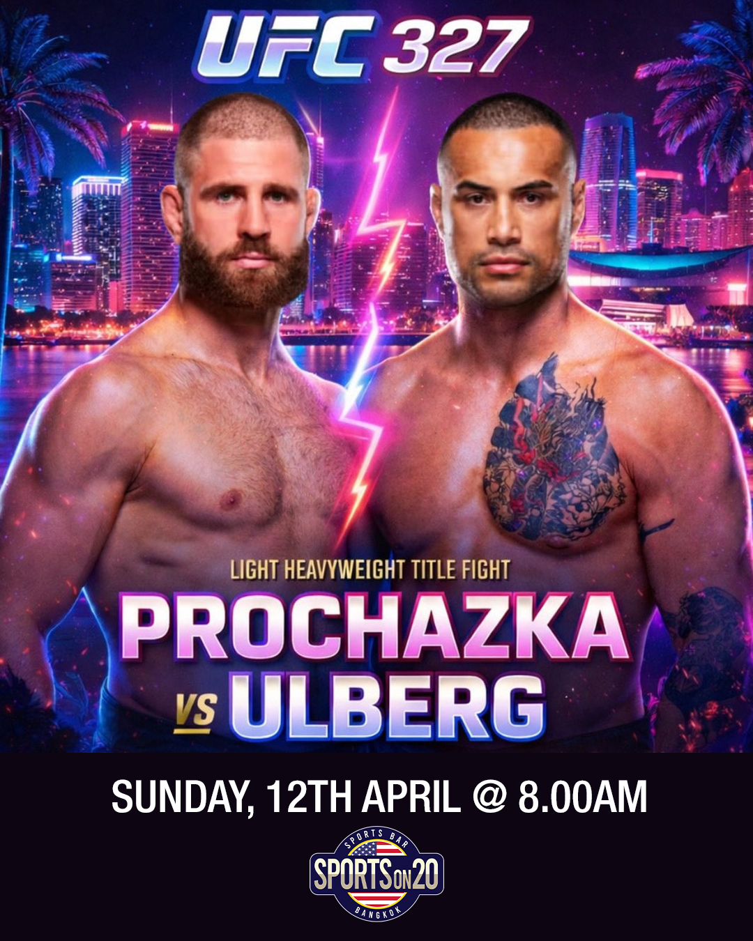 UFC 327: Prochazka vs Ulberg